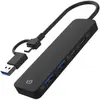 Hub USB C ESSENTIELB USB-C 4 en 1 Noir  - Vr