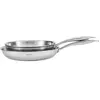 Lot De 2 Poêles Valberg Inox Triply 24 28cm