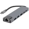 Hub Usb-c Edenwood 6-en-1 Avec Hdmi, Rj45, Usb 3.0, Usb-c Pd