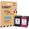 Multipack Cartouches D'encres Electro Depot Compatible Hp H302 Pack No...