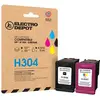 Multipack Cartouches D'encres Electro Depot Compatible Hp H304 Pack No...