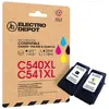 Multipack Cartouches D'encres Electro Depot Compatible Canon C540/541x...