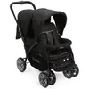 TROTTINE Poussette double TWINBI Noir Etoile