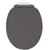 Abattant wc samba mdf carbone déclipsable soft close