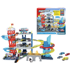Garage jouet Majorette Double Track + 4 véhicules