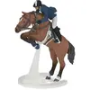 Figurine Cheval de saut d'obstacle et son cavalier de Papo pour enfants