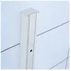 Profilé d extension pour paroi de douche - KINEDO - Supra II Solo - Inox - Blanc - 2.5 cm supplémentaire