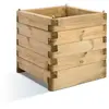 JARDIPOLYS Bac à fleurs carré en bois OLEA - Cerland