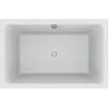 Baignoire rectangulaire bain-douche Jacob Delafon Capsule 140 x 90 cm ...