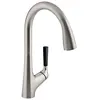 JACOB DELAFON Mitigeur cuisine Malleco Bec haut douchette extractible, inox brossé E562-VS