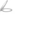 Abattant polypropylène pour cuvette suspendue - JACOB DELAFON - Gamme Brive - Coloris Blanc