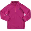 Sweatshirt micro polaire demi-zip fille Peak Mountain Gafine - fushia ...