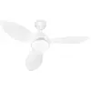 FARELEK CORSICA Noir - Ventilateur de plafond Ø116cm 70W + éclairage LED