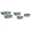 ELBE Barquette en aluminium avec couvercle x5 - 1.5 L
