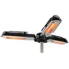 Parasol chauffant d'extérieur électrique Bari 3 Têtes - FAVEX - 2000 W - Adaptable sur mât de 25 à 60 mm (mât non fourni)
