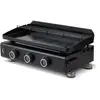 Plancha Silvia EVO 3 Feux - BRASERO - Plaque acier 67 x 34 cm - Piezo ...