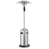 Parasol chauffant gaz - FAVEX - Cosy Elégance Inox - 8 kW - Gris - Jus...