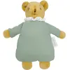 Trousselier Doudou avec hochet Ours Celadon