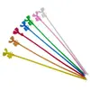 Sachet De 10 Tiges Multicolores À Ballon En Pla 