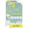P'TIT LIT Lot de 2 Protèges Matelas Bébé Bamboo - 70x140 cm - Alèse Imperméable - Viscose Douce - Sans traitement chimique