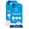 P'TIT LIT Lot de 2 Protèges matelas Bébé - 70x140 cm - Alèse Imperméable et Micro Respirante - Lavable à 90°C - Souple et Silencieux