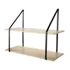CASAME Etagère murale grande profondeur à 2 niveaux - P30cm - 80 cm X 30 cm X 60 cm - Casâme