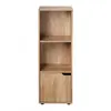 CASAME Meuble 3 cases avec une porte H91 cm - Bois clair - MODU