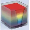 Bloc Cube Plexiglas QuoVadis + Recharge Arc En Ciel