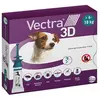 Vectra 3D Solution spot-on pour les chiens de 4 à 10 kg - 3 pipettes de 1,6 ml
