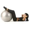 Gym Ball - SVELTUS - Gris - Diamètre 65 cm - Conception anti-explosion