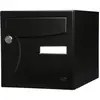 Renz - Boîte aux lettres normalisée 2 portes extérieur acier noir mat