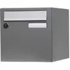 Boîte aux lettres - RENZ - 1 porte - Acier gris - Anti-vandale - Extérieur