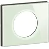Plaque de finition 1 poste Legrand Céliane CP2001 coloris verre opale ...