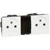 Legrand Prise 2P+T affleurante Mosaïc Legrand 2x 2P+T - dispo 48h