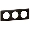 LEGRAND Celiane Plaque de finition 3 postes basalte