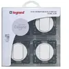 Legrand - Lot de 4 interrupteurs ou va-et-vient Céliane Soft - blanc