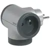 Triplite Usb Murale Compact, 2 Prises Aluminium - Legrand