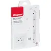 Legrand Prise 2 p?les + terre ? vis Legrand Mosa?c blanc  lot de 6