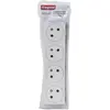 Quadruple prise avec terre Mosaic, LEGRAND, blanc