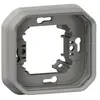 LEGRAND Support plaque encastré 1 poste Plexo gris (069681L)