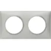 LEGRAND Plaque 2P aluminium Dooxie