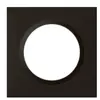 LEGRAND Plaque 1P noir velour Dooxie