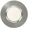 Plaque de finition - Legrand - Dooxie - Ronde - Inox brossé - 1 poste