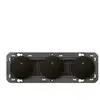 Legrand Triple prise 2P+T Dooxie Surface - Pré-câblée - Composable - Noire