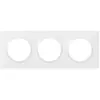 LEGRAND Plaque 3P blanc Dooxie