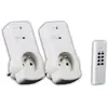 OTIO Lot de 2 prises 16A 2P+T télécommandées avec télécommande