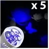 SAMPA Lot 5 Ampoules LED E27 projecteur motifs Eclairage enfants