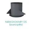 Manchon court - a griffes - avec manchette - diamètre 125 mm - longueur 100 mm Atlantic 520019