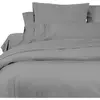 Camille 553013 Camille Taie d'Oreiller Coton Gris 65 x 65 cm