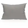 Soleil d'ocre Taie d'oreiller américaine 100% coton uni gris